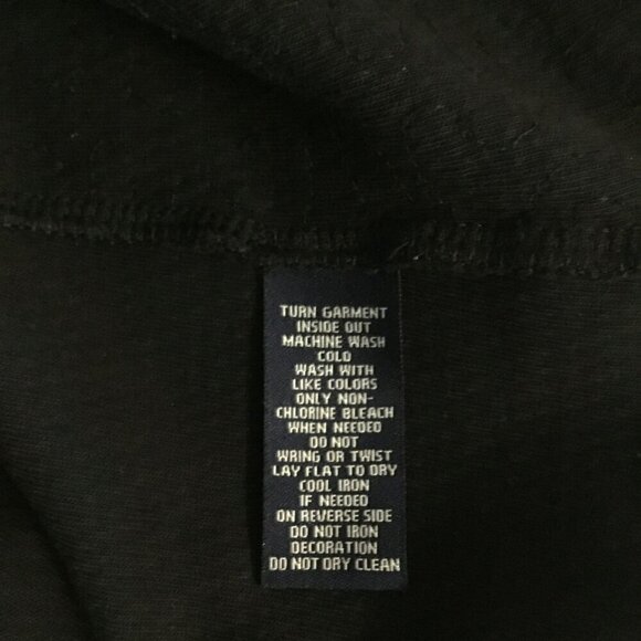 Chaps Sequined Long Sleeve Tee Sparkly Festive Crew Neck Sz Large Black Event - Picture 7 of 7